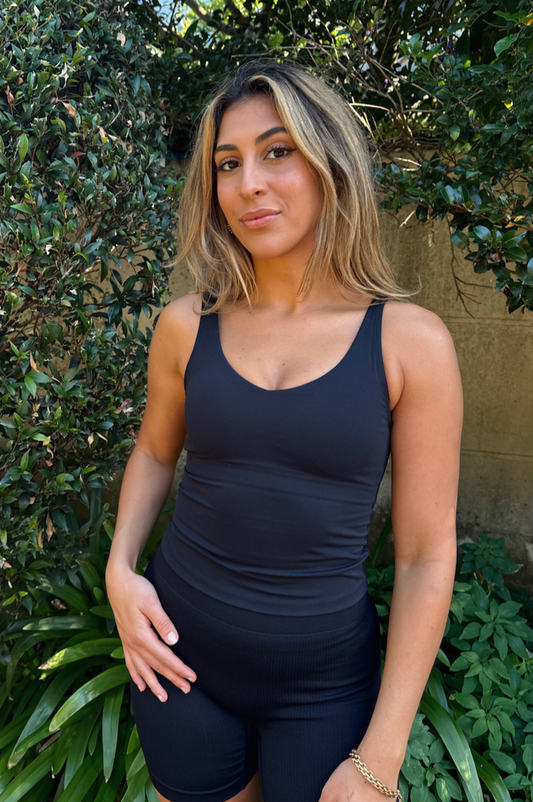 Cancun Singlet/ Black