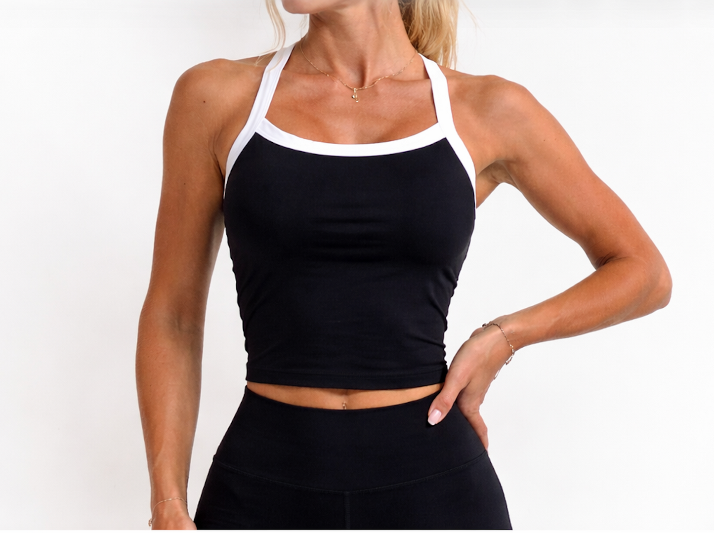 Marbella Singlet/ Midnight