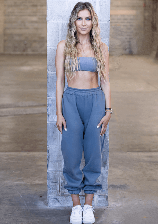 Sahara Tracksuit Bottom/ Metal Grey