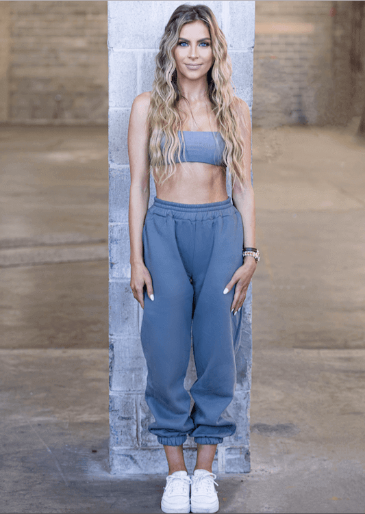 Sahara Tracksuit Bottom/ Metal Grey