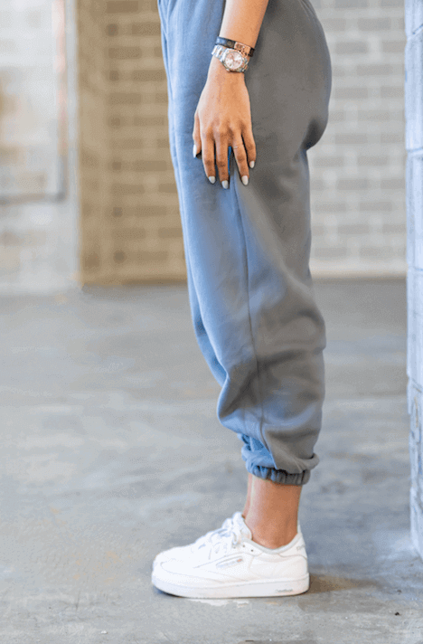 Sahara Tracksuit Bottom/ Metal Grey